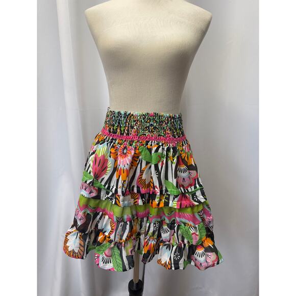 Multidesign layeredskirt by Giacomo Cinque per Antica Sartoria.Waist12,Length16 - Picture 1 of 4